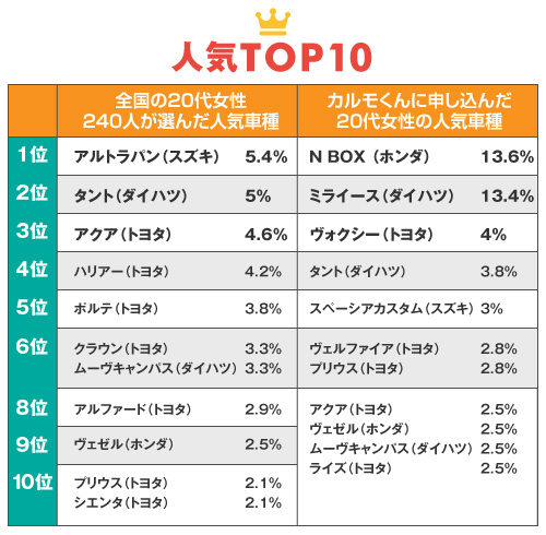 人気TOP10