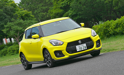 4th place "Suzuki Swift" (85 points) Undercarriage prepared in Europe with both maneuverability and ride comfort 2