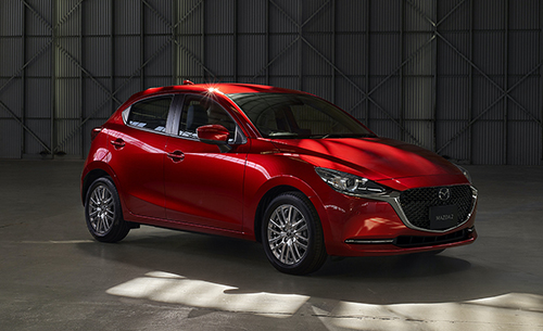 3rd place "Mazda 2" (88 points) Features a high-quality ride that sticks to the position of the pedals 1