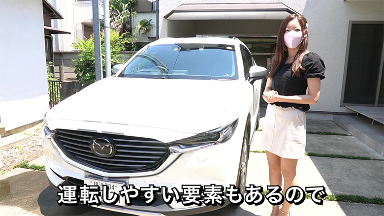 【動画】女性でも運転しやすいマツダ「CX-8」をみぃさんが試乗！ YouTubeチャンネル「くるま日和」試乗レポート