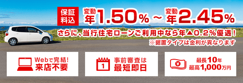 8. 三菱UFJ銀行「ネットDEマイカーローン」